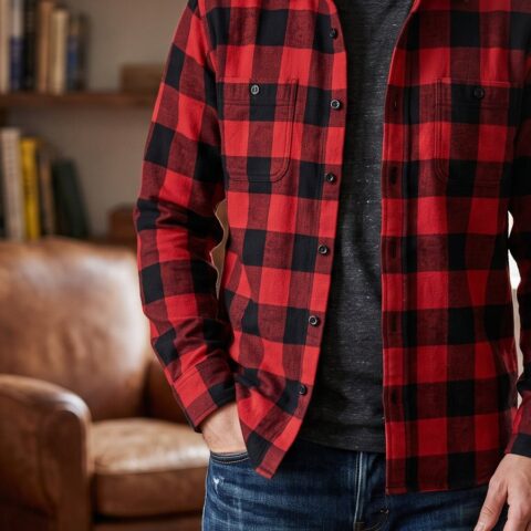 Buffalo Check Flannel Shirt
